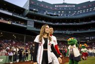 Karenna Groff at Fenway Park, Boston in 2023 (Image via Getty)